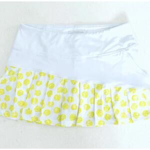 New 40 Lime The Wild Flower Tennis Pickleball Skirt Size Medium